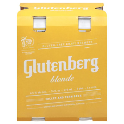 Glutenberg Blonde Ale In Bottles - 4-16 Fl. Oz. - Image 3