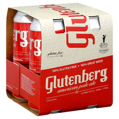 Glutenberg American Pale Ale In Bottles - 4-16 Fl. Oz.