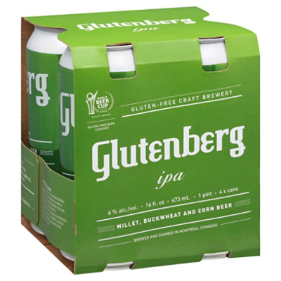 Glutenberg India Pale Ale In Bottles - 4-16 Fl. Oz.