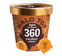 Halo Top Ice Cream Light Candy Bar 1 Pint - 473 Ml