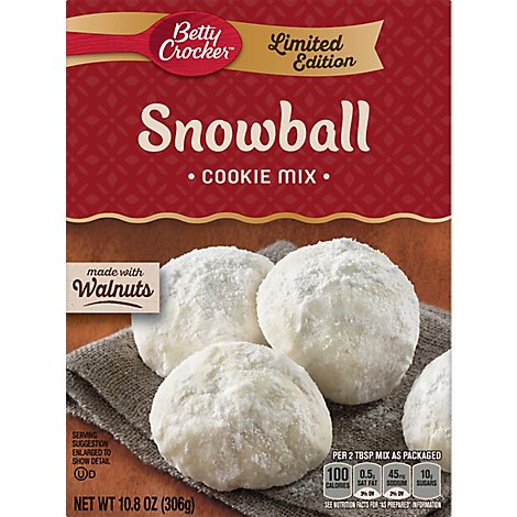 Betty Crocker Cookie Mix Snowball - 10.8 Oz
