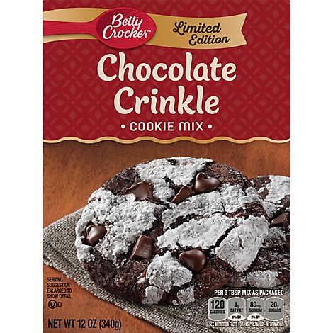 Betty Crocker Cookie Mix Chocolate Crinkle - 12 Oz