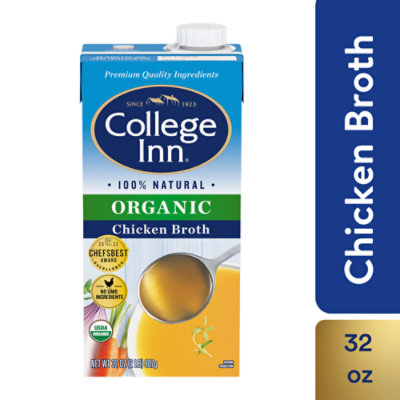 College Inn Broth Organic Chicken - 32 Oz - Image 1