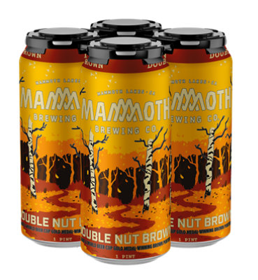 Mammoth Brewing Co. Double Nut Brown Cans - 4-16 Fl. Oz. - Image 1