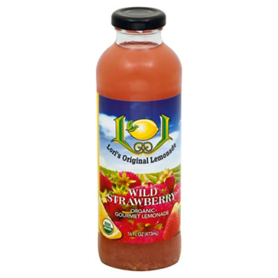 Loris Original Lemonade Strawberry Organic - 16 Fl. Oz.