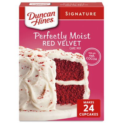 Duncan Hines Red Velvet Flavored Cake Baking Mix - 15.25 Oz - Image 1