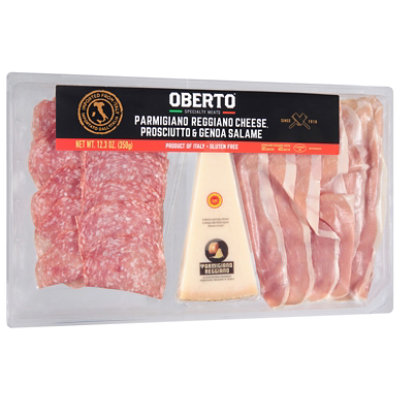 Oberto Parmigiano Cheese Prosciutto & Genoa Salame - 12.3 Oz - Image 1