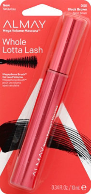 Almay Alm 1 Coat Mega Vol Mas Bk/Brn - .24 Fl. Oz. - Image 2