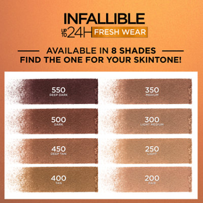 L'Oreal Paris Infallible Up to 24H Fresh Wear Soft Matte Bronzer Dark - 0.31 Oz - Image 5