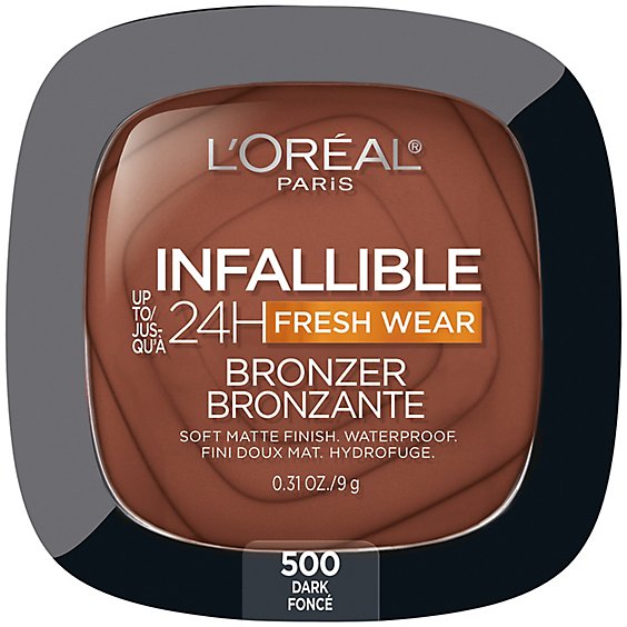 L'Oreal Paris Infallible Up to 24 Hour Fresh Wear Soft Matte Dark Bronzer - 0.31 Oz