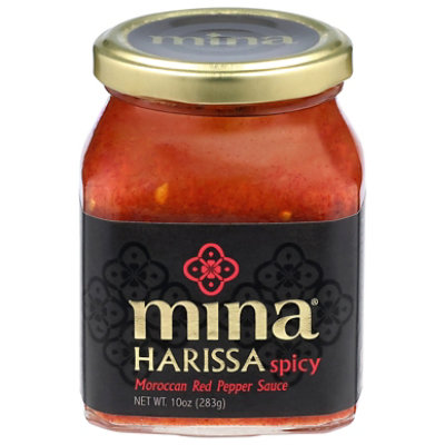 Mina Sauce Harissa Moroccan Red Pepper Spicy - 10 Oz