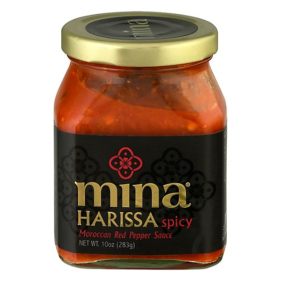 Mina Sauce Harissa Moroccan Red Pepper Spicy - 10 Oz