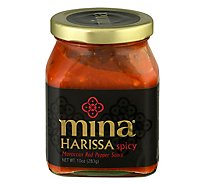 Mina Sauce Harissa Moroccan Red Pepper Spicy - 10 Oz