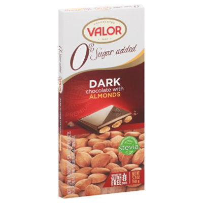 Valor Bar Drk Choc Almond Sf - 5.3 Oz