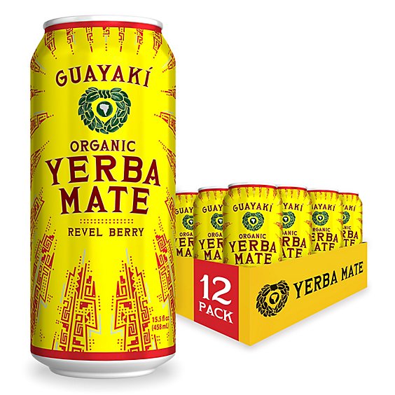 Guayaki Yerba Mate Berry - 12 - 5.5 Fl oz