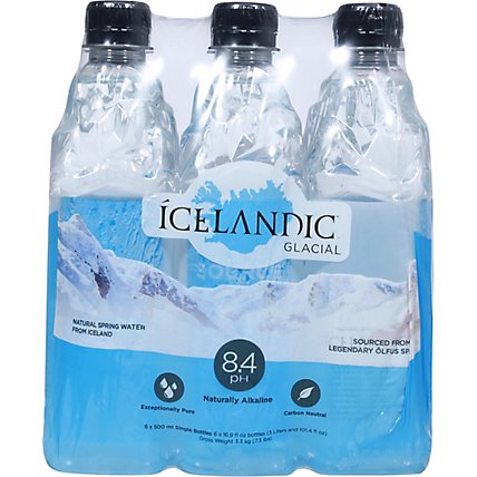 Ícelandic Glacial Natural Spring Water In Bottles - 6-16.9 Fl. Oz. - Image 4