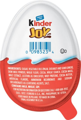 KINDER Joy Sweet Cream Topped With Cocoa Wafer Bites - 0.7 Oz - Image 5