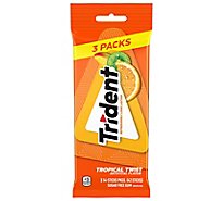 Trident Gum Sugar Free With Xylitol Tropical Twist - 42 Count