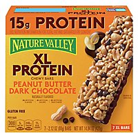 Nature Valley Peanut Butter Dark Chocolate XL Protein Chewy Bars - 7-2.12 Oz - Image 3
