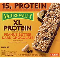 Nature Valley Peanut Butter Dark Chocolate XL Protein Chewy Bars - 7-2.12 Oz
