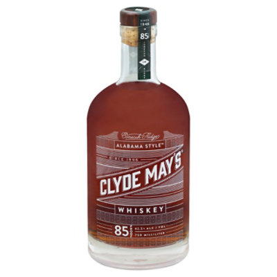 Clyde Mays Whiskey 85 Proof - 750 Ml - Image 1