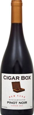 Cigar Box Old Vine Hand Harvested Pinot Noir Chile Red Wine - 750 Ml - Image 2