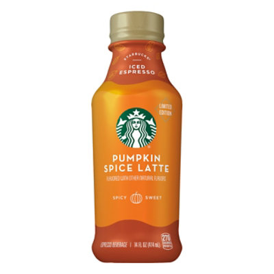 Starbucks Latte Iced Pumpkin Spice - 14 Fl. Oz. - tomthumb
