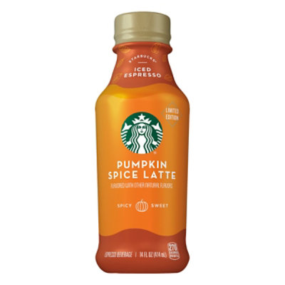 Starbucks Latte Iced Pumpkin Spice - 14 Fl. Oz.
