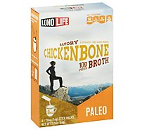 LonoLife Broth Savory Chicken Bone Paleo - 4-0.56 Oz
