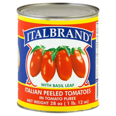 Italbrand Tomatoes Peeled Italian - 28 Oz