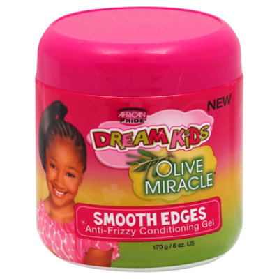 African Pride Dream Kids Olive Miracle Smooth Edges Conditioning Gel - 6 Oz