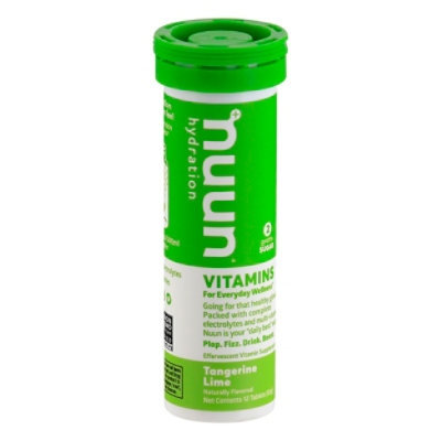 Nuun Vitamins Hydration Tablets Tangerine Lime - 12 Count