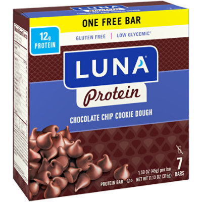Luna Protein Chocolate Chip Cookie Dough - 7 Package