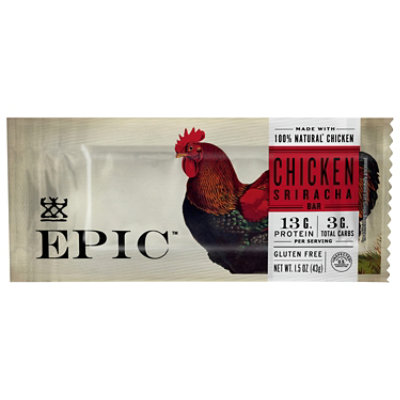 Epic Bar Chicken Sriracha - 1.5 Oz