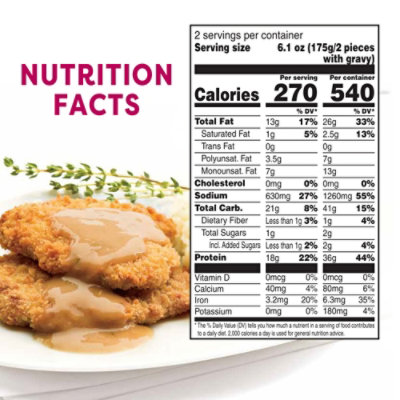 Gardein Lightly Breaded Plant Based Frozen Turkey Cutlets - 12.3 Oz - Image 4