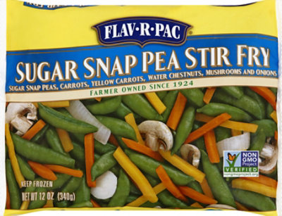 Flav R Pac Stir Fry Vegetables Sugar Snap Pea - 12 Oz