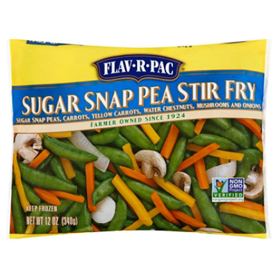 Flav R Pac Stir Fry Vegetables Sugar Snap Pea - 12 Oz
