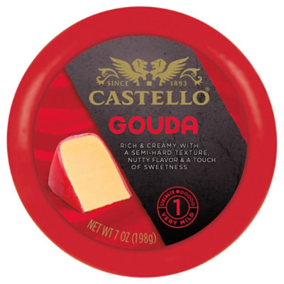 Castello Very Mild Gouda Cheese Round - 7 Oz - Image 2
