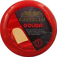 Castello Cheese Gouda Very Mild Round - 7 Oz - Image 2
