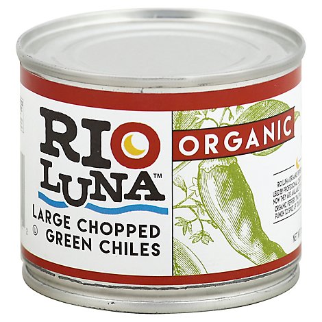 Rio Luna Organic Chiles Green Large Chopped Can - 7 Oz