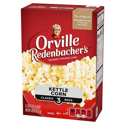 Orville Redenbacher's Kettle Corn Microwave Popcorn - 3-3.28 Oz - Image 3