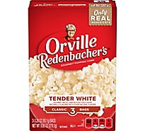 Orville Redenbacher's Tender White Gourmet Microwave Popcorn Classic Bag - 3 Count