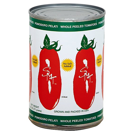 Smt Whole Peeled Tomatoes - 14.5 Oz