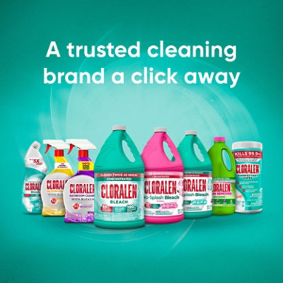 CLORALEN Bleach Aromas Floral Fantasy Jug - 121 Fl. Oz. - Image 5