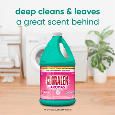 CLORALEN Bleach Aromas Floral Fantasy Jug - 121 Fl. Oz. - Image 7