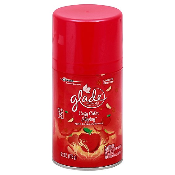 Glade Automatic Spray Refill Cozy Cider Sipping - 6.2 Oz