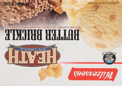 Wilcoxson's Butter Brickle Ice Cream - 0.5 Gallon - Image 4