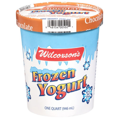 Wilcoxson's Chocolate Frozen Yogurt - 1 Quart - albertsons