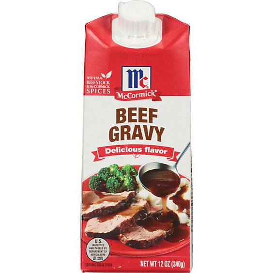 McCormick Simply Better Beef Gravy - 12 Oz