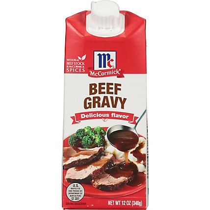 McCormick Simply Better Beef Gravy - 12 Oz - Image 1